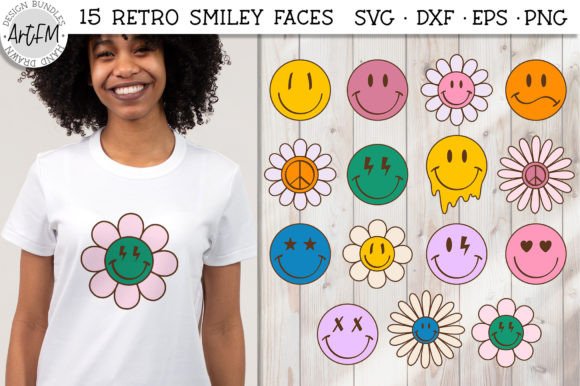 Download Smiley Face Hippie Flowers Illustrations - Hippie flowers Collection