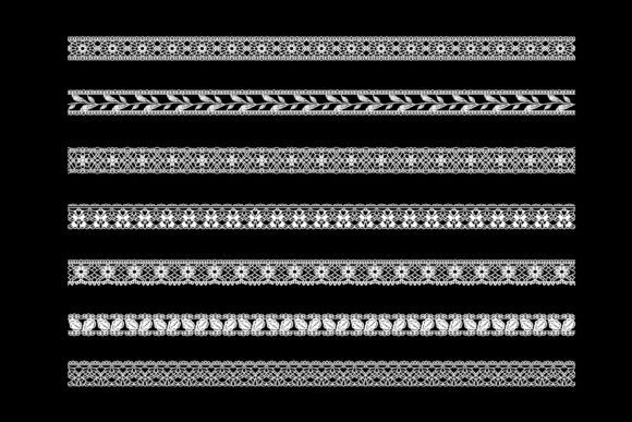 Download Vintage Lace Seamless Borders - Borders Collection