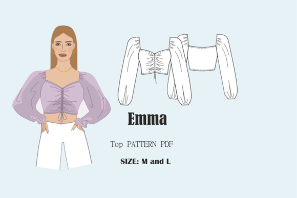 Download Vintage Style Pdf Digital Sewing Top - Vintage style Collection