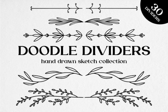 Download Doodle Dividers, Line Borders - Borders Collection